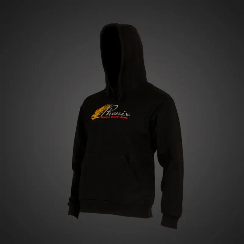 Phenix Embroidering Hoodie - Black