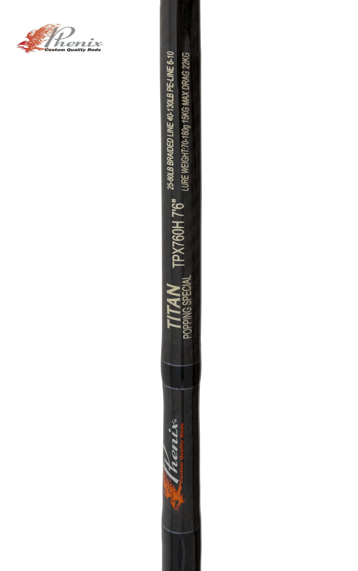 Titan – Popping Spinning Rods - Phenix Rods