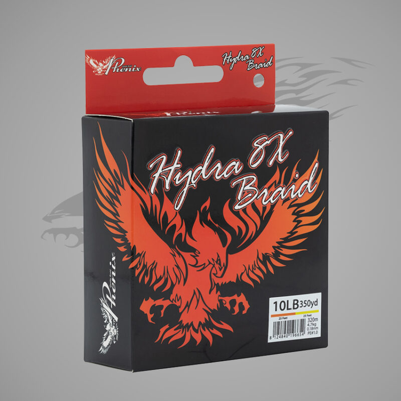 Hydra 8x Braided Line (orange / Yellow)
