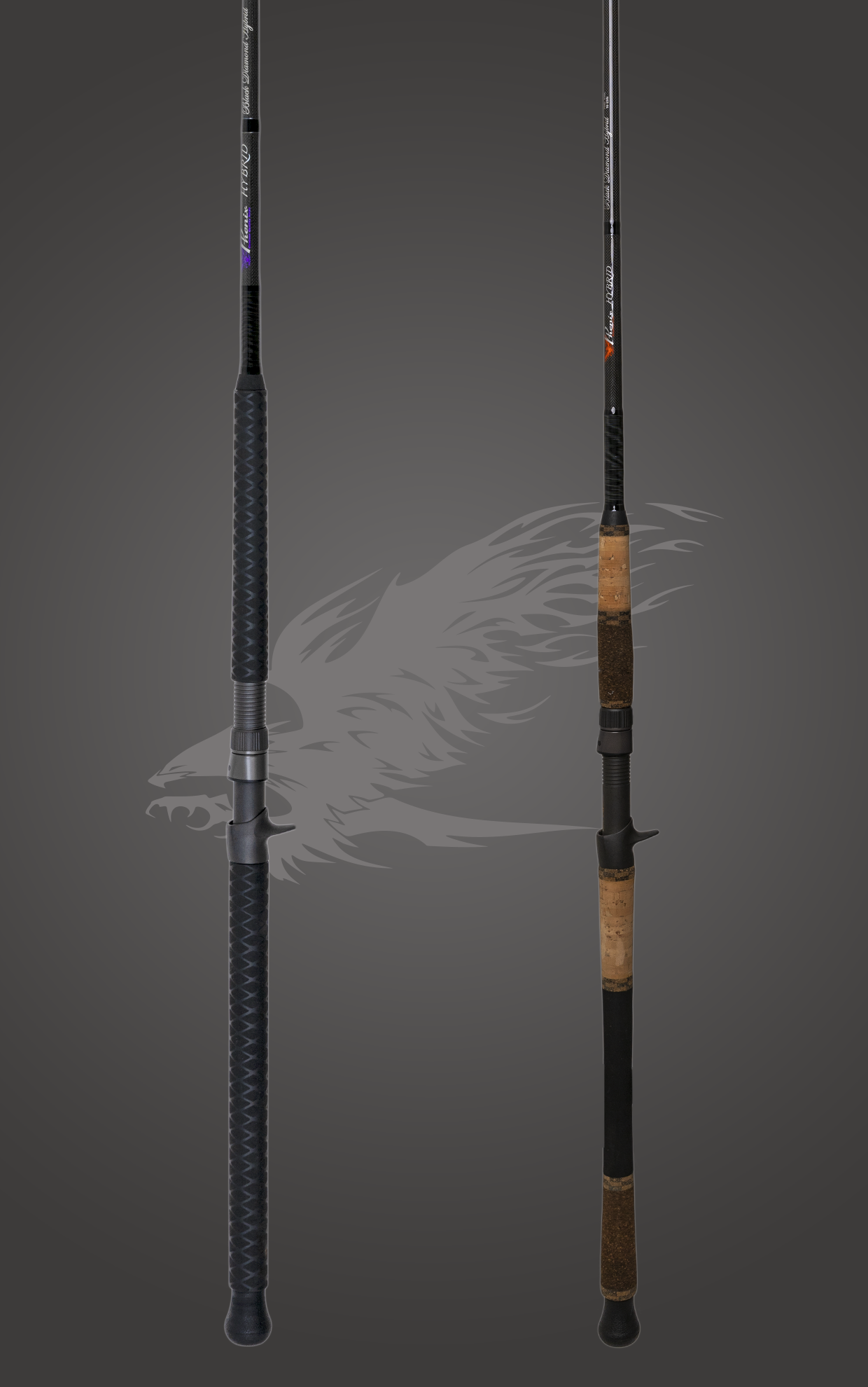 PHENIX RODS - Black Diamond Hybrid Series - Casting(Inshore)