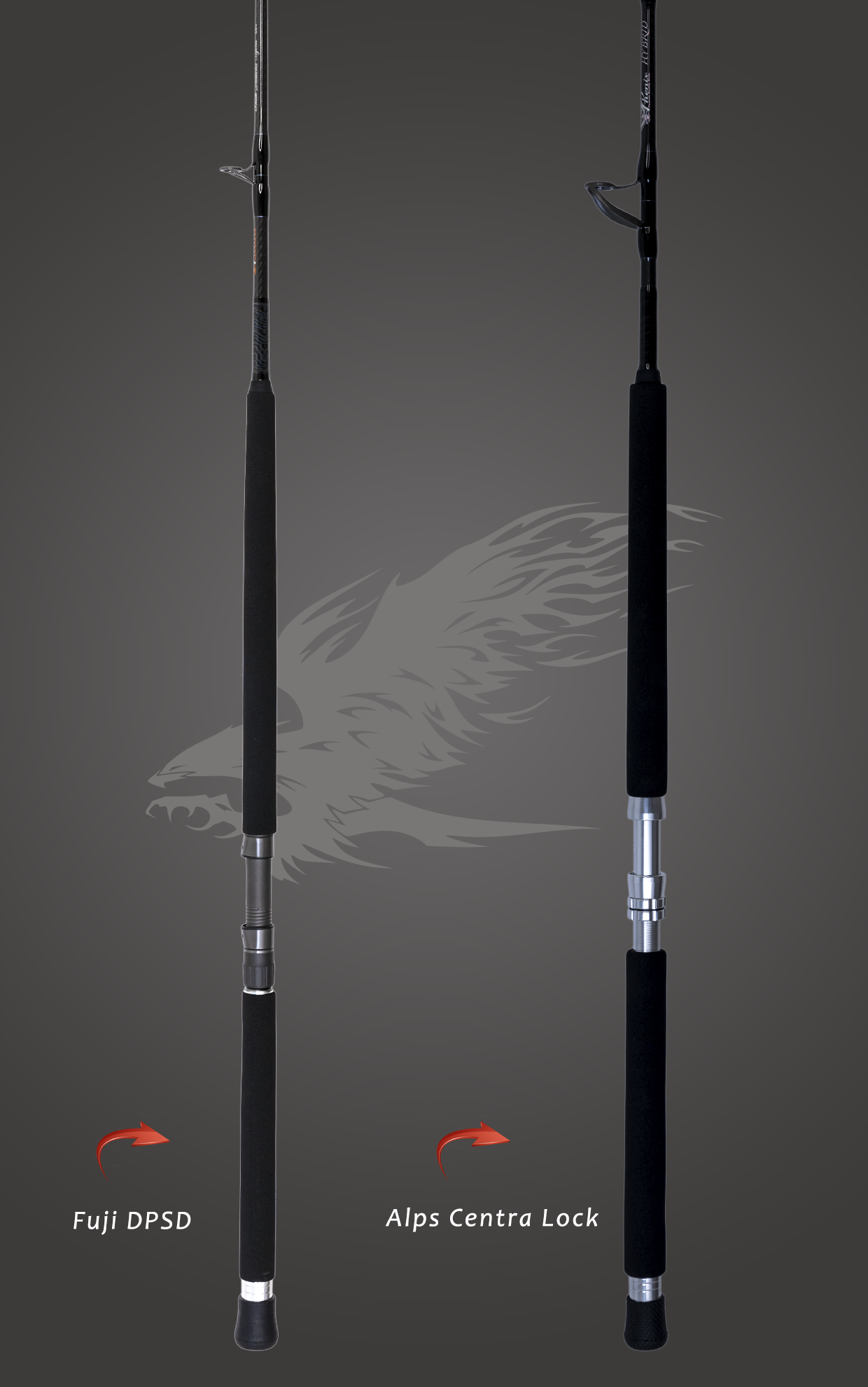 7'6 Black Diamond Conventional Rod, Medium Power