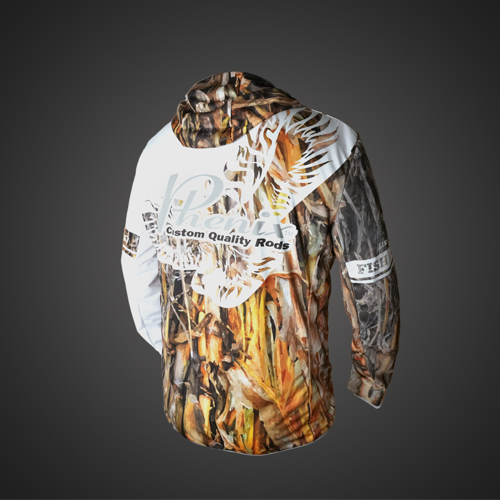 Phenix Lightweight Camo Hoodie Zip up - Image 2
